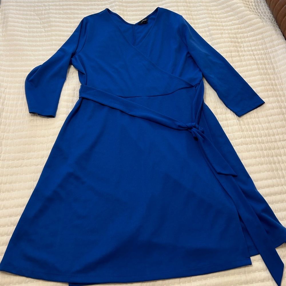 Women’s plus size Lands End Wrap Dress